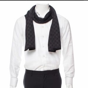 NEW WITH TAGS! - Louis Vuitton - Men’s Petit Damien NM Scarf - Graphite
